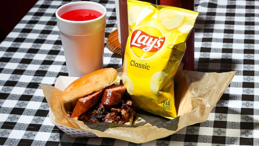 Friday - "Big Tex" (2 Meat Sandwich) 1 side & Drink